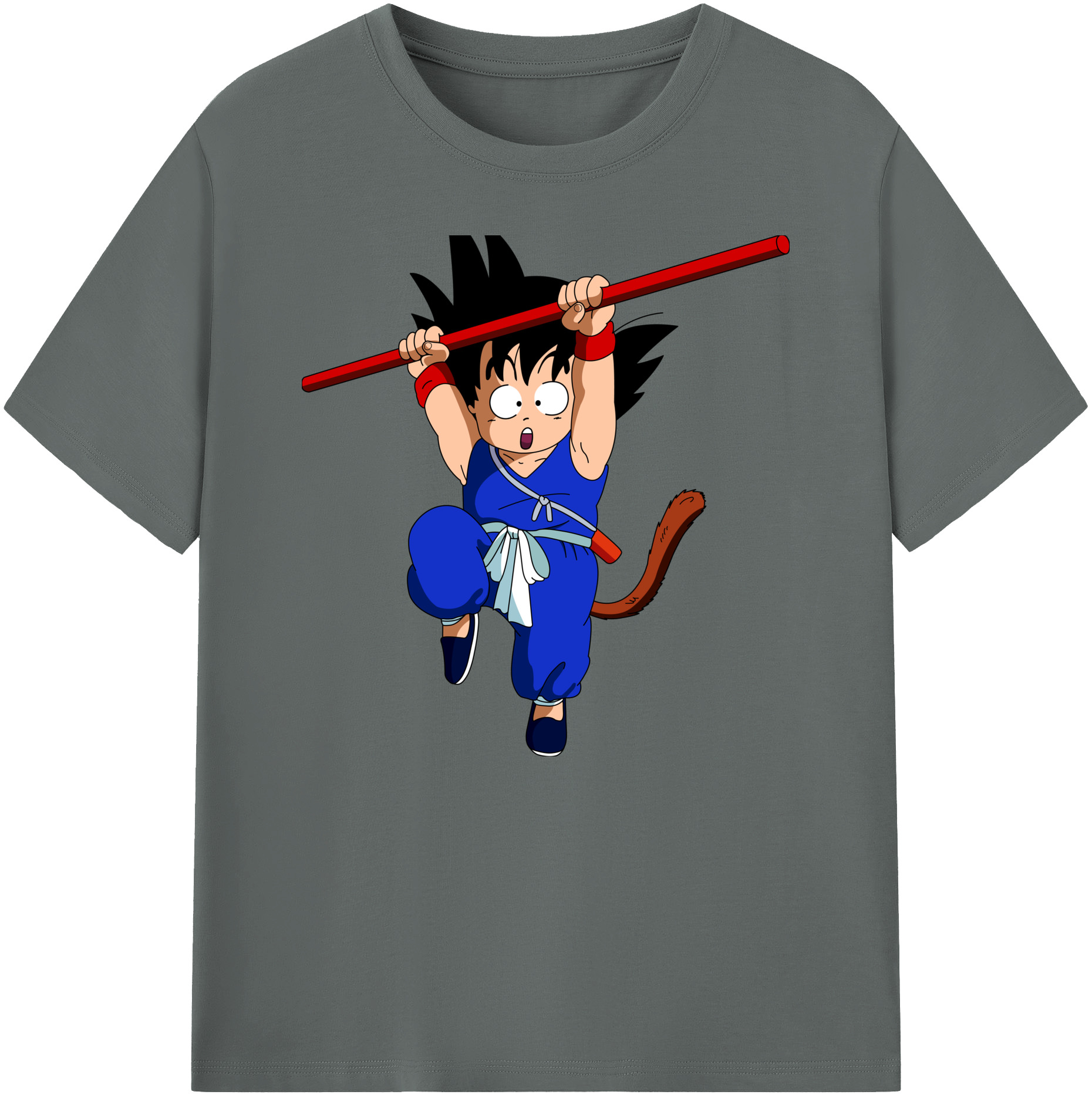（画像用） ドラゴンボール 孫悟空（そん ごくう）Son Goku カカロット DRAGON BALL Kakarotto 綿100％ メンズ半袖Tシャツ｜肌触りやわらか＆通気性